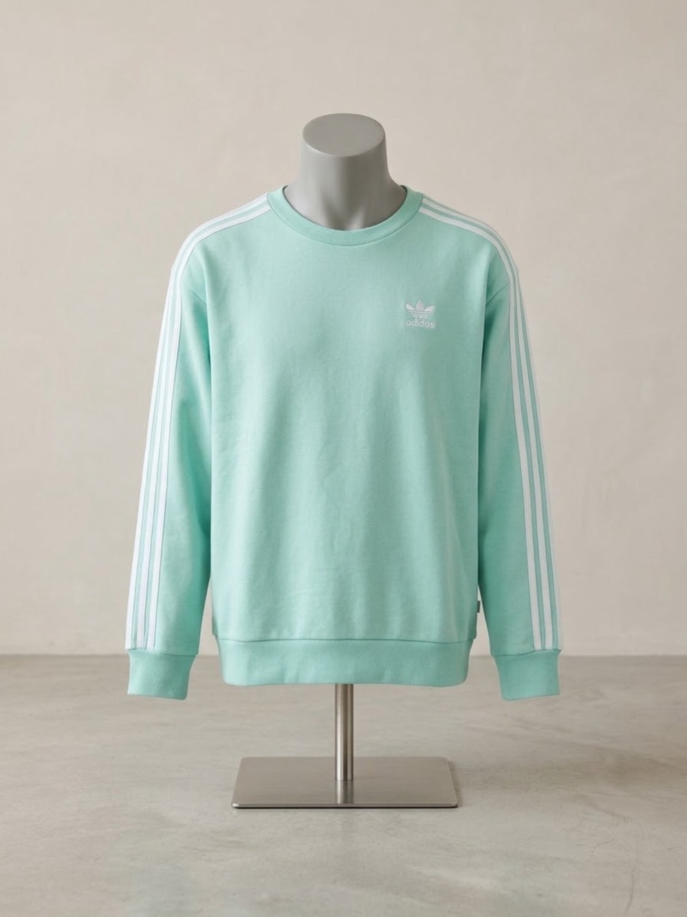 Adidas Originals Mint Green Crewneck Sweatshirt - US Medium / Size 14